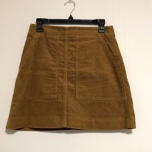 Uniqlo corduroy mini skirt